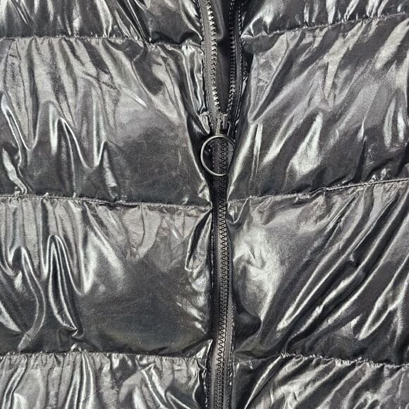 Fabletics Wander Puffer Jacket by in Black Shine Size 1X Plus Size Women's - Picture 9 of 12